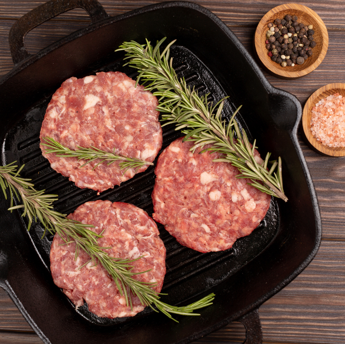 Sausage Patties: 5lb Box